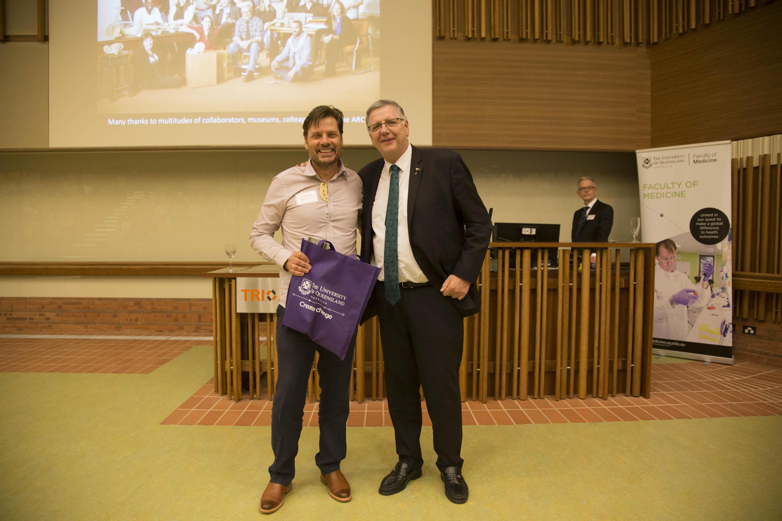 Keynote speaker Prof Alan Cooper & Prof H. Peter Soyer